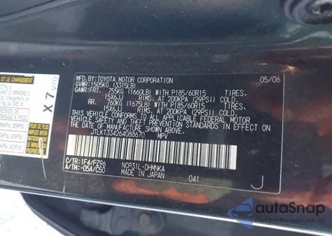 2006 Scion Xb from USA, damaged, VIN JTLKT334264088670